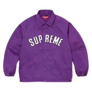 Supreme Arc Denim Coaches Jacket Purple