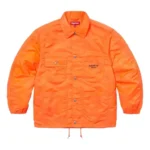 Supreme Nylon Chore Coat Jacket Orange