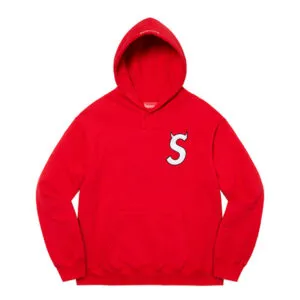 Supreme S Logo Hoodie Red